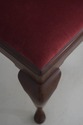 71937: HENKEL HARRIS Queen Anne Cherry Ottoman Or 