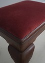 71937: HENKEL HARRIS Queen Anne Cherry Ottoman Or 