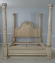 71940: HENREDON King Size Column Poster Bed