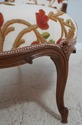 L70711: Vintage French Chaise Lounge New Crewel Wo