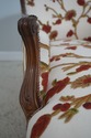 L70711: Vintage French Chaise Lounge New Crewel Wo
