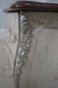 L71897: French Style Chinoiserie Carved Marble Top