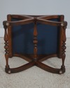 L71715: Pair Regency Style X Design Mahogany Bench