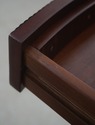 L71925: Pair Italian VERSACE Mahogany Nightstands
