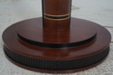71922: Italian VERSACE Inlaid Mahogany Torchiere F