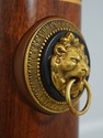 71922: Italian VERSACE Inlaid Mahogany Torchiere F