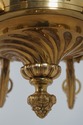 F71979: French Empire Style Solid Brass 8 Arm Chan