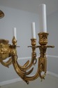 F71979: French Empire Style Solid Brass 8 Arm Chan