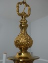 F71979: French Empire Style Solid Brass 8 Arm Chan