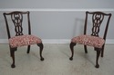 L71565: Set of 6 Mahogany Chippendale Style Dining