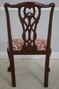 L71565: Set of 6 Mahogany Chippendale Style Dining