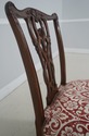 L71565: Set of 6 Mahogany Chippendale Style Dining