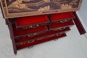 L67013: Chinoiserie Paint Decorated Secretary Desk