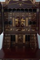 L67013: Chinoiserie Paint Decorated Secretary Desk