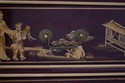 L67013: Chinoiserie Paint Decorated Secretary Desk