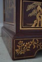 L67013: Chinoiserie Paint Decorated Secretary Desk
