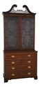 66078: BAKER Federal Style Mahogany China Cabinet 