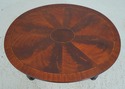 L67090: HENKEL HARRIS Oval Mahogany Model 5249 Cof