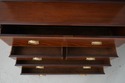 66078: BAKER Federal Style Mahogany China Cabinet 