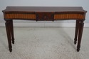 L67092: HENKEL HARRIS Adams Style Mahogany Console