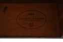 L67092: HENKEL HARRIS Adams Style Mahogany Console