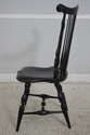 67156: Windsor Style Fan Back Black Painted Dining