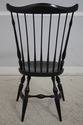67156: Windsor Style Fan Back Black Painted Dining