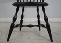 67156: Windsor Style Fan Back Black Painted Dining