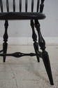 67156: Windsor Style Fan Back Black Painted Dining