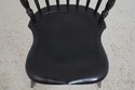 67156: Windsor Style Fan Back Black Painted Dining