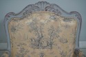 63197EC: French Louis XV Upholstered Armchair & Ma