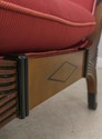 58790EC: Pair Vintage Biedermeier Oversized Uphols