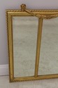 58857EC: ETHAN ALLEN Adam Design 3 Panel Gold Over