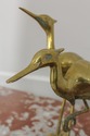 LF58941EC: Brass 2 Crane Bird Sculpture