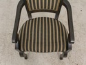 58895EC: Pair Regency Style Open Armchairs w. Stri