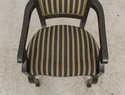 L58894EC: Pair Regency Style Striped Upholstery Op