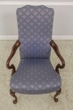 58913EC: Pair FAIRINGTON Queen Anne Cherry Upholst