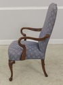 58913EC: Pair FAIRINGTON Queen Anne Cherry Upholst