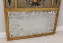 58734EC: Large Gold Gilt Fruit Decorated Panel Tru