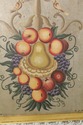 58734EC: Large Gold Gilt Fruit Decorated Panel Tru