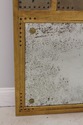 58734EC: Large Gold Gilt Fruit Decorated Panel Tru