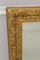 F58674EC: Gold Framed Rectangular Beveled Glass Mi