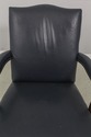 58749EC: Distressed Blue Leather Office Desk Chair