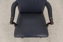 58749EC: Distressed Blue Leather Office Desk Chair