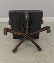 58749EC: Distressed Blue Leather Office Desk Chair