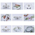 F72084: HEREND ROTHSCHILD Bird Pattern Set of Fine