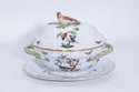 F72084: HEREND ROTHSCHILD Bird Pattern Set of Fine
