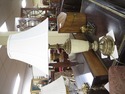 LF41765EC: Brass & Faux Finish Lamp