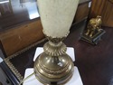 LF41765EC: Brass & Faux Finish Lamp