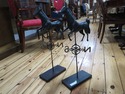 LF41774EC: Pair Horse Weathervanes On Stand